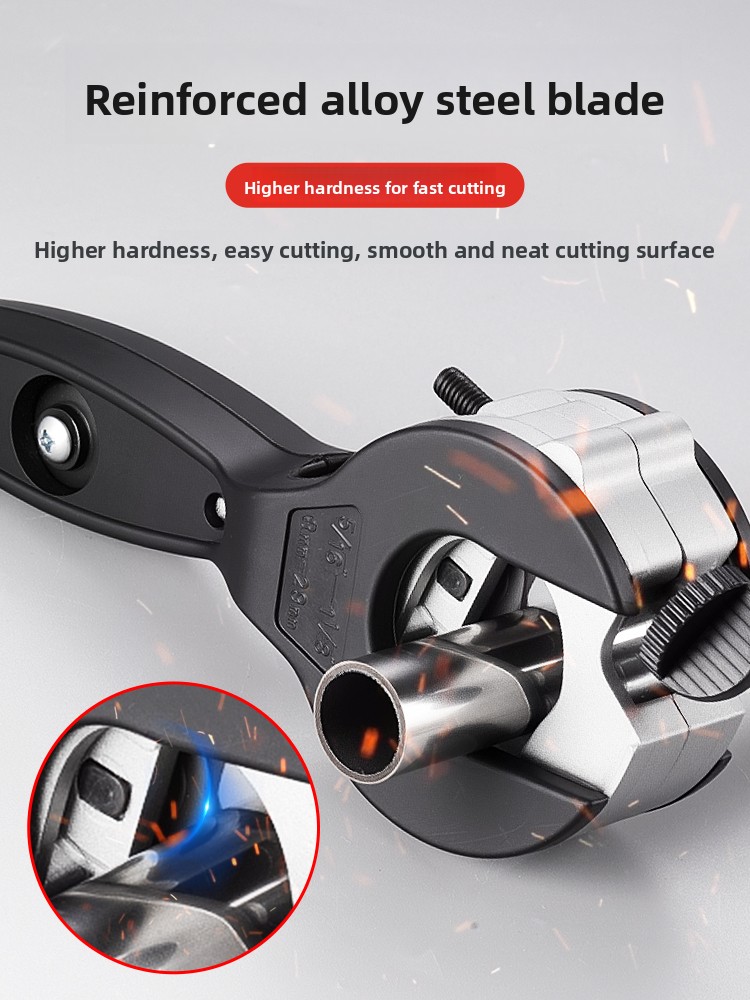 Pipe Cutter Ratchet - เครื่องตัดท่ออเนกประสงค์แบบเฟืองหมุน สำหรับตัดท่ออลูมิเนียม ทองแดง ท่อกัลวาไนซ์ ท่อพลาสติก และท่อน้ำ