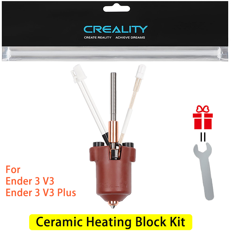 Creality Printer Ender 3 V3 - ชุดบล็อกทำความร้อนเซรามิกแท้ Creality Ender 3 V3/3 V3