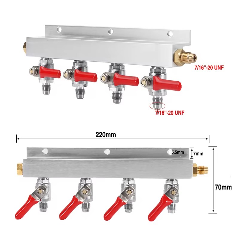 IMAICTUU ชุดจ่ายแก๊ส 4 ทาง สำห - Push Fit Connector บทวิจารณ์และราคา