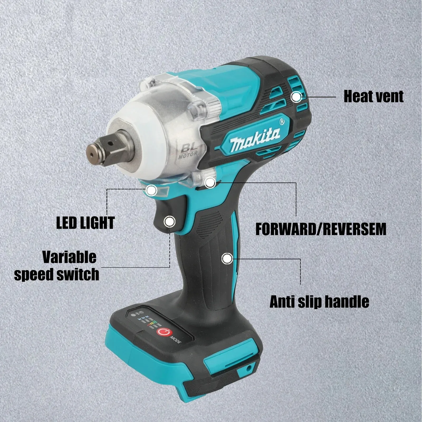 ประแจบล็อกไร้สาย Makita DTW300 - Makita Drill Dtw300 บทวิจารณ์และราคา