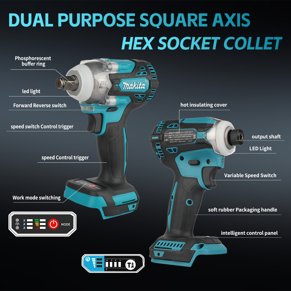 ประแจกระแทกไร้สาย Makita DTW30 - Makita Drill Dtw300 บทวิจารณ์และราคา